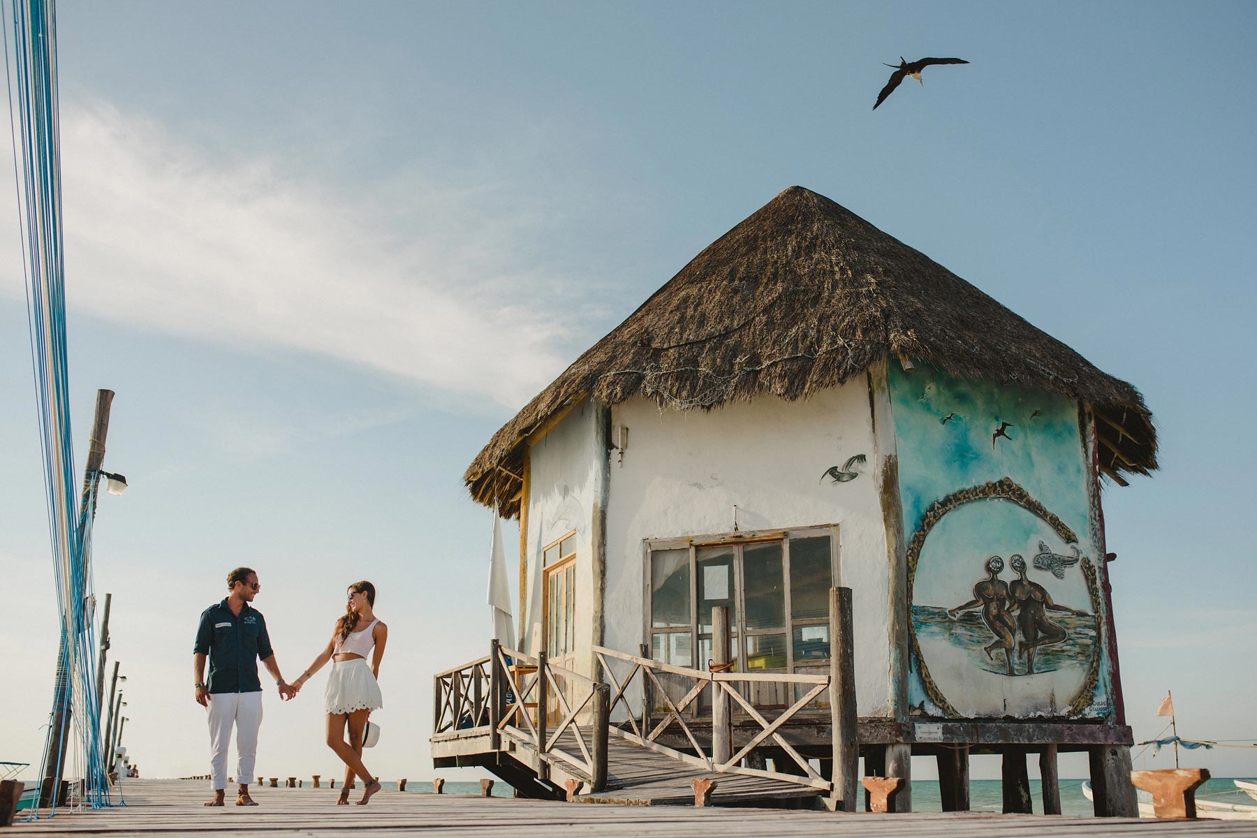 couple in holbox